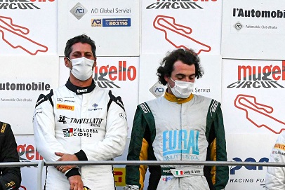 0a0aaaSVC Trivellato Racing BelicchiVullo podium Mugello CiGT2020 0a0aaaSVC Trivellato Racing BelicchiVullo podium Mugello CiGT2020