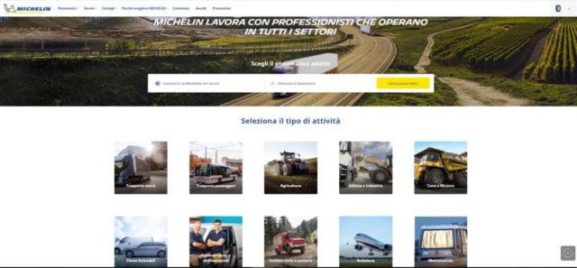Nuovo sito Michelin