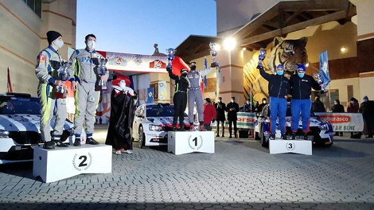 podio rally Carnevale