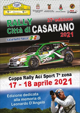 Locandina Rally Città di Casarano 2021