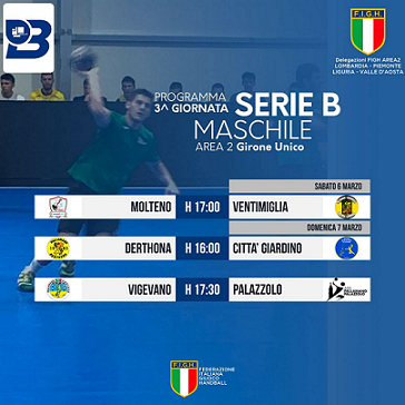 Pallamano serie b Ventimiglia