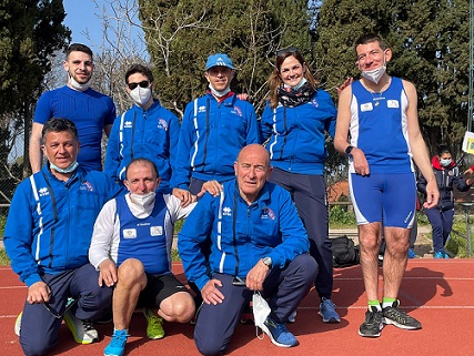 Sas.Spo Cagliari tecnici Katia Pilia, Antonio Murgia e il dirigente Claudio Secci