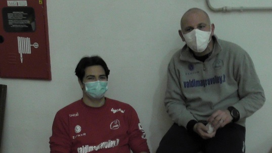 Zephyr, coach Andrea Marselli e a sinistra il suo “vice”, Marco Sisti