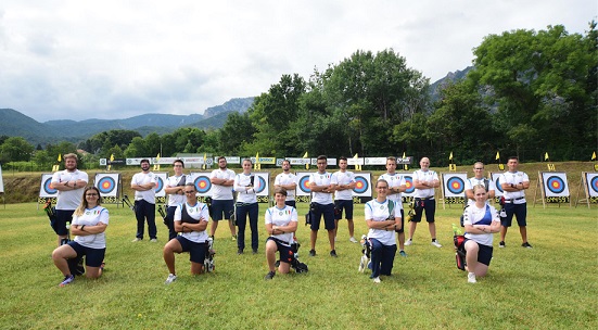 Azzurri schierati al CTF di Cantalupa