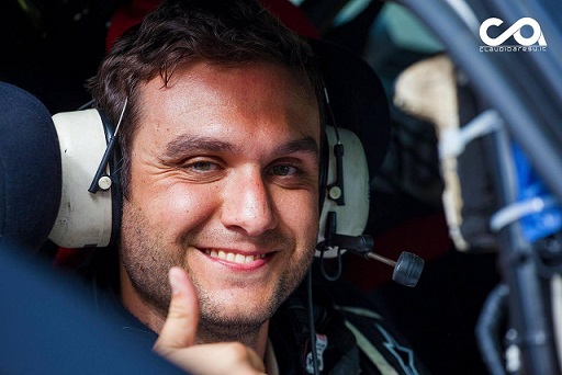 Il co-pilota Fabio Salis_Porto Cervo Racing 1_Foto Claudio Aresu
