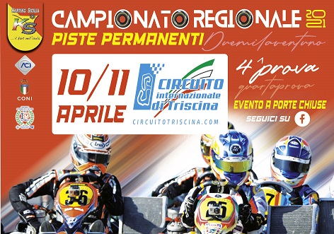 Locandina triscina karting