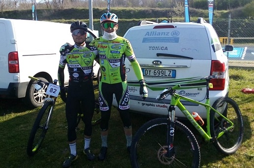 Mtbsan 19042021 Cristini e Zena prima della partenza