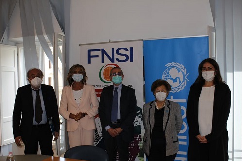 firma protocollo UNICEF FNSI