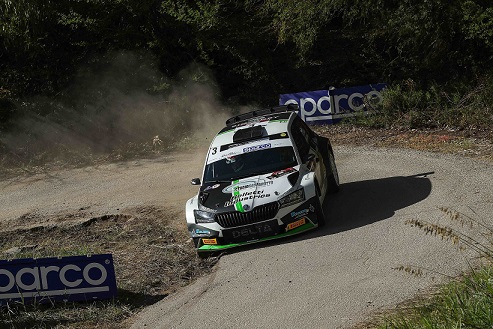 Giandomenico Basso, Lorenzo Granai (Skoda Fabia Evo R5 #3, Movisport Ssdrl)