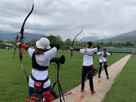 Gli azzurrini in raduno a Rovereto