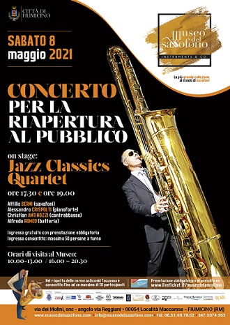 Museo del Saxofono evento riapertura