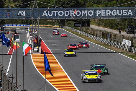 Pergusa2021 Audi R8 LMS di Drudi Agostini e Ferrari leader GT(1)