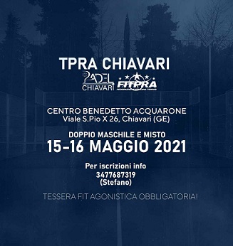 TPRA Chiavari - Torneo 2021.05.16-15