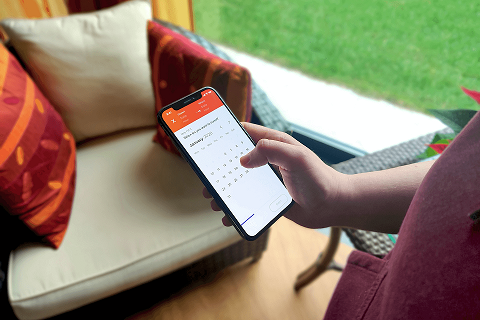 App GaiaGo_calendario prenotazione vettore