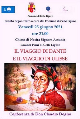 Celle Ligure.25.06.2021.don-Claudio-Doglio-al-primo-degli-appuntamenti-danteschi-