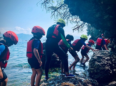 Coasteering per bambini Foto Outdoor Portofino
