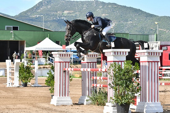 Giovanni Carboni su Rubacuori Baio (Foto Corbinzolu)