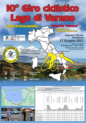 Giro Ciclistico Lago di Varano 13062021 locandina