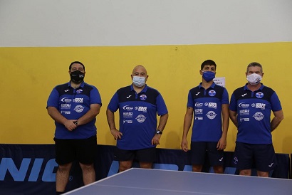 Il Tennistavolo Sassari vincitore della C2 maschile (Foto Tomaso Fenu)