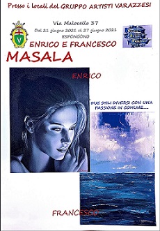 Varazze.21.06.2021.mostra-di-Enrico-e-Francesco-Masala