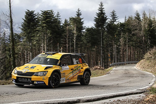 Federico Gasperetti-Federico Ferrari, Skoda Fabia R5 #202, Pistoia Corse