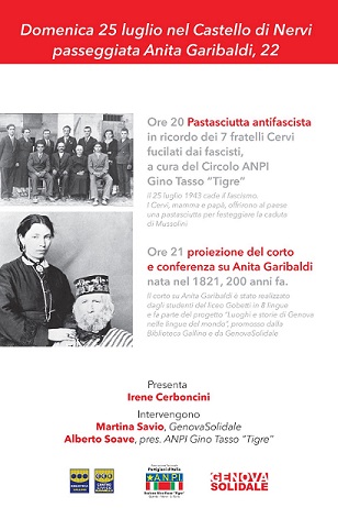 25 LUGLIO 2021 - ANITA GARIBALDI