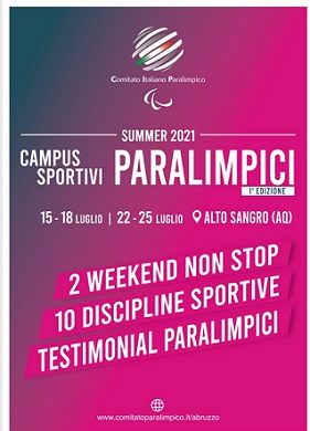 Campus Estivo Sportivo Paralimpico 2021