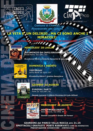 Cinema sotto le stelle chiavari