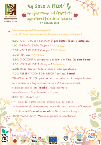Programma frutteto agroforestale