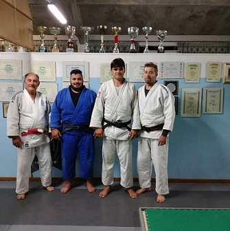 Alberto e Alessio Ferrigno con Samuele Della Torre e Lorenzo Rossi.
