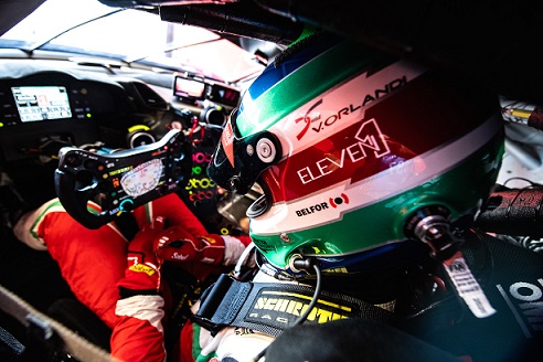 Alessio Rovera Ferrari488 LeMans test Wec2021