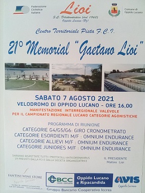 Memorial Gaetano Lioi 07082021 locandina
