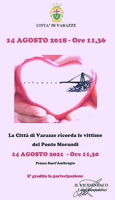 Varazze.14.08.2021.Silenzio-per-le-vittime-del-Ponte-Morandi
