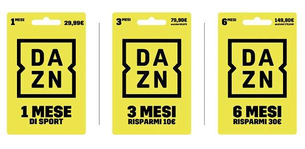 dazn carte
