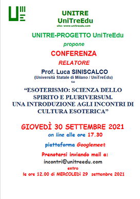 Progetto Unitre Progetto Unitre