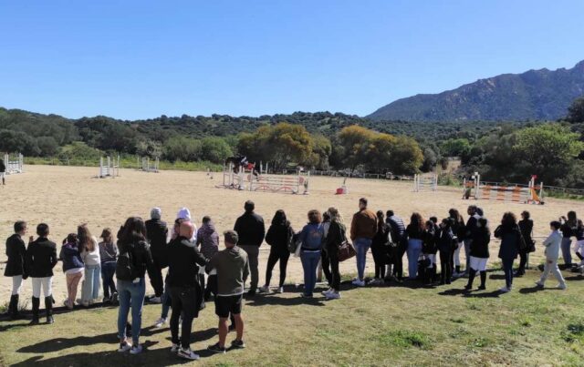 salto con pubblico