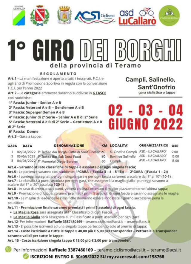 Giro dei Borghi locandina