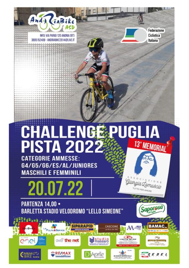 Challenge Puglia Pista 20072022 locandina