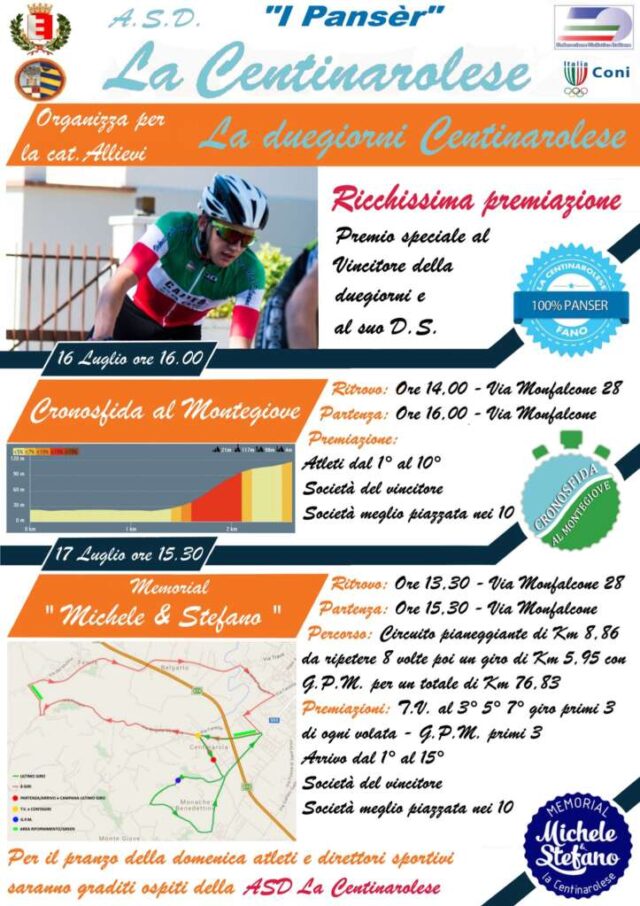Due Giorni Centinarolese 16-17072022 locandina