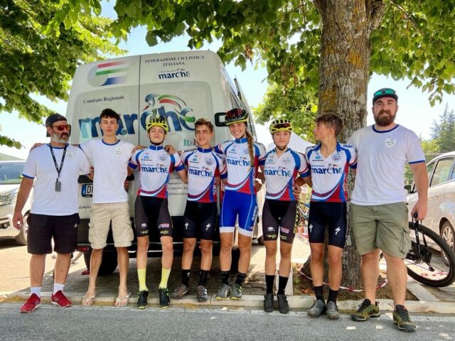 La rappr regionale mtb marche a Viggiano 03072022