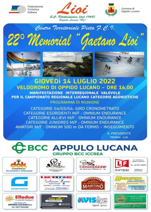 Memorial Gaetano Lioi 14072022 locandina