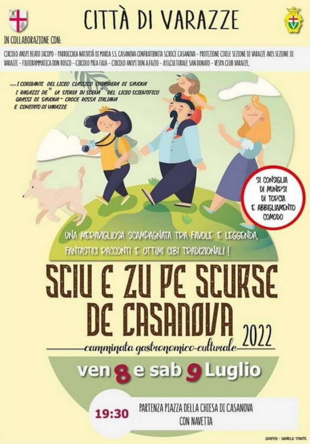 Varazze.8-9.07.2022.Scu-e-zu-pe-scurse-de-Casanova