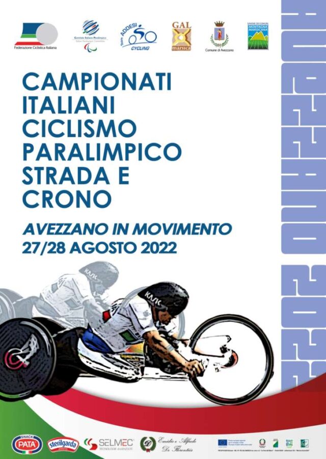 Campionati Italiani Paraciclismo Strada-Crono 27-28082022 locandina (2)