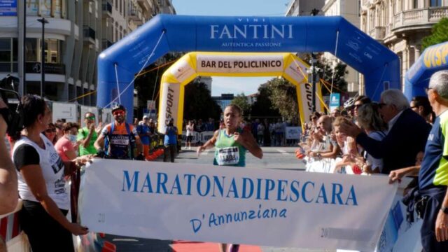 Maratona D'Annunziana 02102022 vittoria Monaldi
