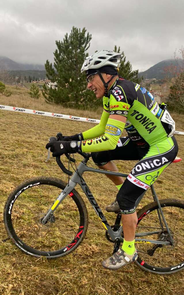 Mtbsan 15112022 Albanese in azione a Ovindoli