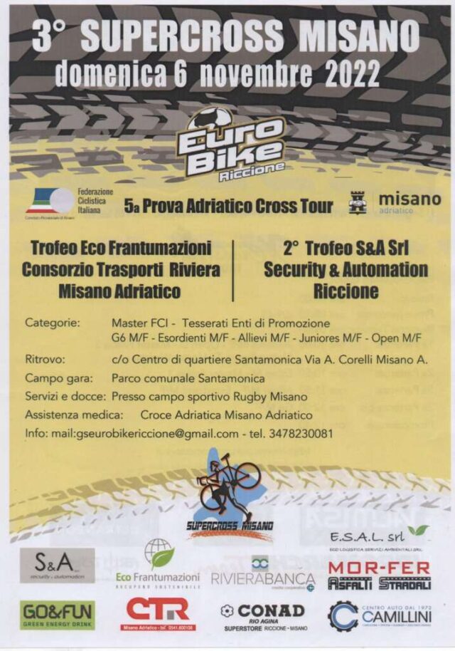 Supercross Misano 06112022 locandina