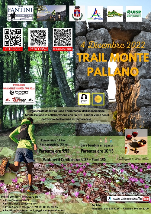 Trail Monte Pallano Trail Monte Pallano
