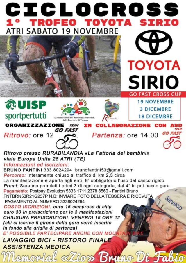 Trofeo Toyota Sirio 19112022 locandina
