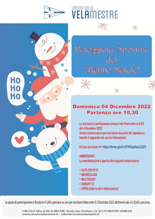 Veleggiata dei Babbo Natale