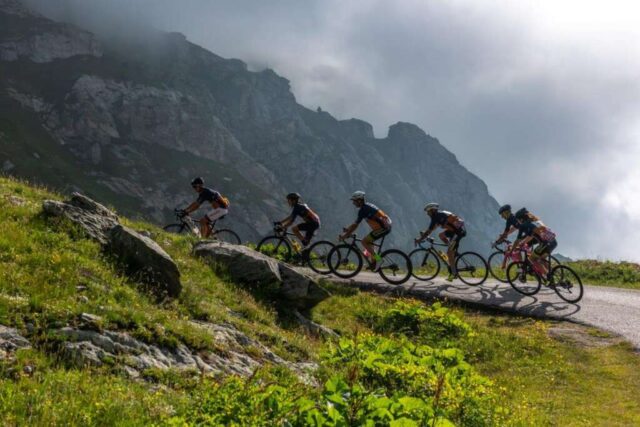 La Fausto Coppi Granfondo on the route